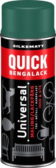 Quick bengalack spray calsedon gronn silkematt