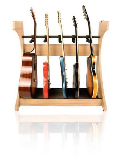 Gator Frameworks Gfw-Elitegtr5rk-Mpl Elite Five El/ac Guitar Rack - Mpl