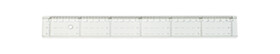 Linjal tverrgradert 30 cm