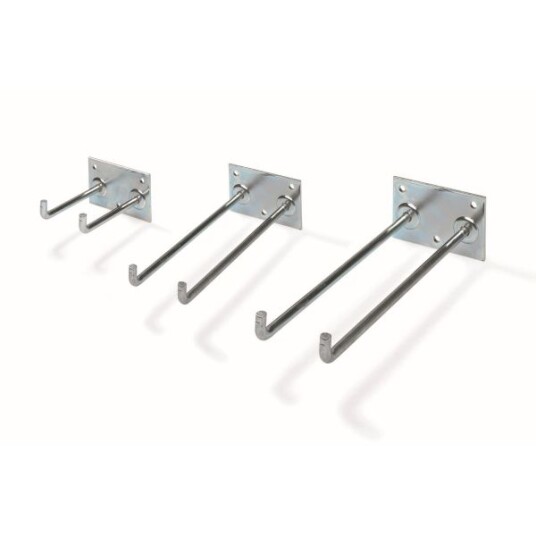 Nyby Bruk 235-9-25 Verktøyholder med doble kroker 105 mm, Hageredskap