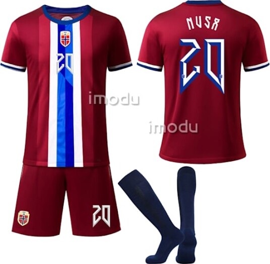 Norges landslag fotball barnelagstrøye NO.20 Nusa