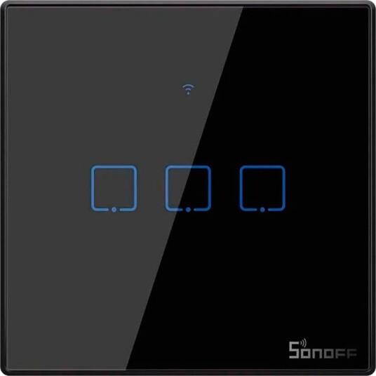 Sonoff T3 EU TX WiFi Smart Veggbryter (3 Knapper) Sonoff T3 EU TX WiFi Smart Veggbryter (3 Knapper)