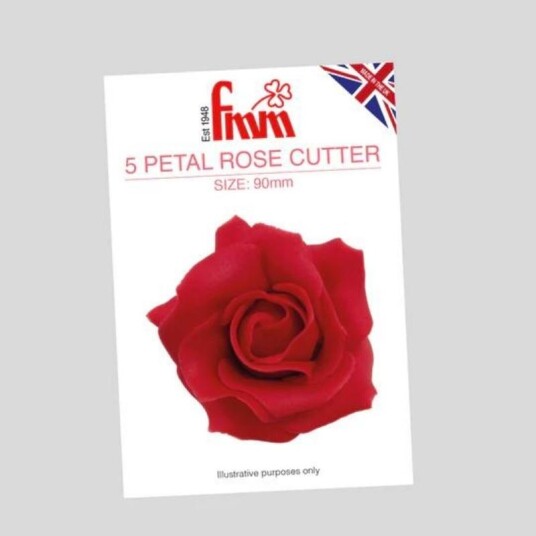 Fmm Utstikker 5 Rose 9cm Fmm Utstikker 5 Rose 9cm