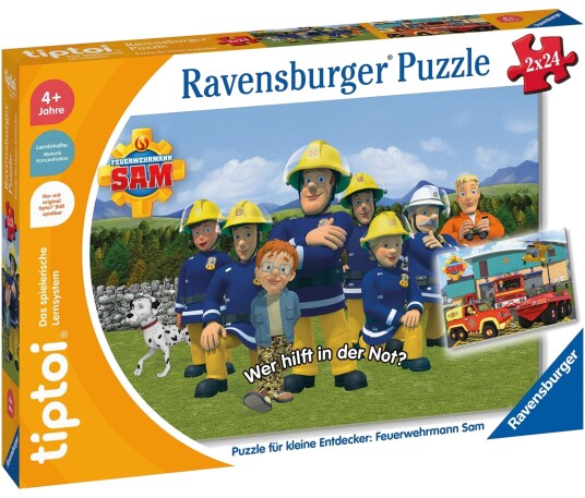 Ravensburger Tiptoi Puslespill Brannmann Sam Uten Tiptoi-Penn