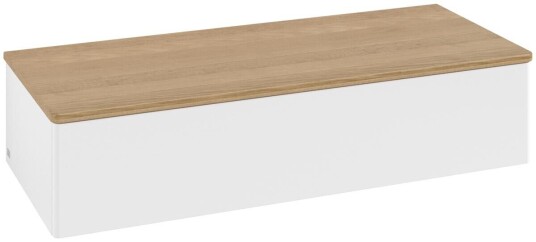 Villeroy & Boch Villeroy & Boch Antao Sideskap 120x50x26,8 cm m/lys Hvit Matt/Eik