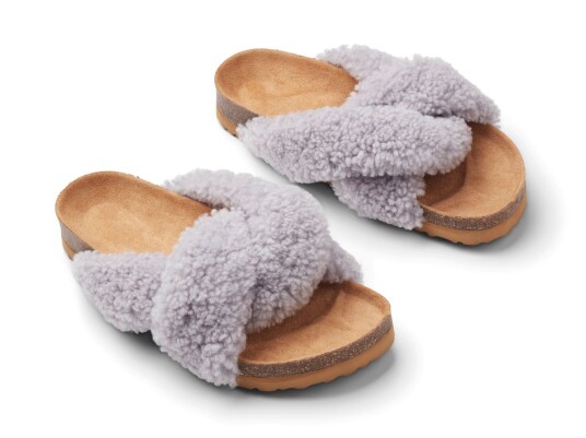 Lilly Cross slipper Lys Grå 39 Lilly Cross slipper Lys Grå 39