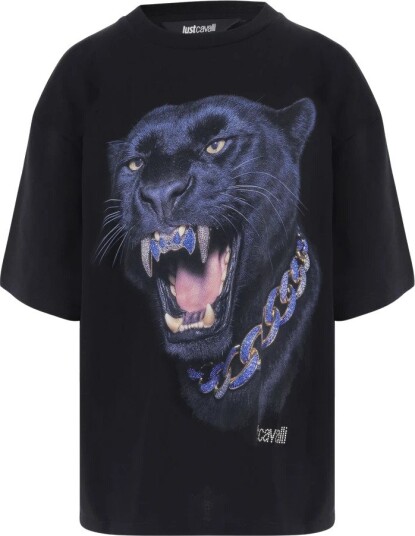 Just Cavalli Dame Topper Svart M,