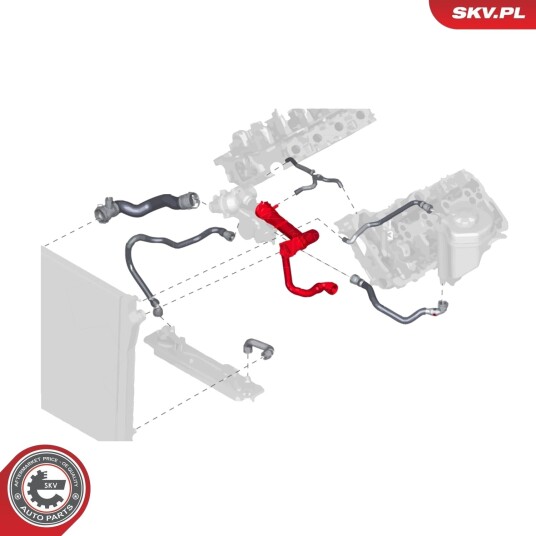 Radiatorslange ESEN SKV 24SKV280