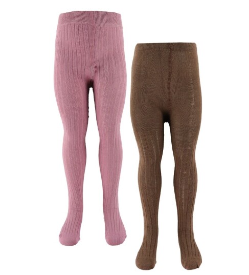 Minymo Stocking - Rib (2-Pack) - Multi/patterned - 140\146