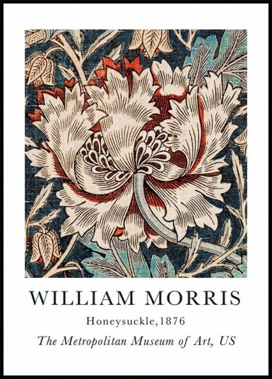 William Morris Honeysuckle Plakat Plakat / 100x150cm