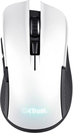 Trust GXT923 YBAR Trådløs Gamingmus 7200 DPI Hvit