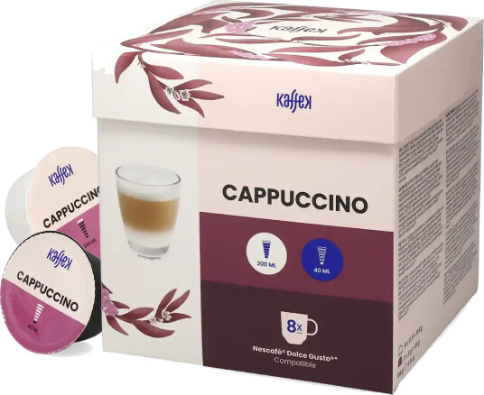 Kaffekapslen | Cappuccino 16 kapsler til Dolce Gusto