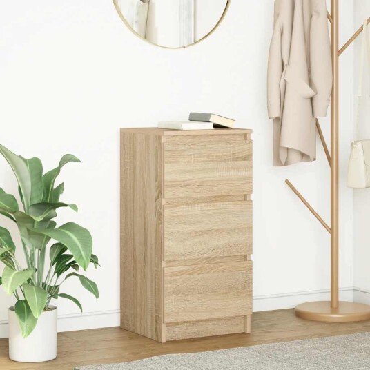  Skjenk sonoma eik 37,5x35x76 cm konstruert tre