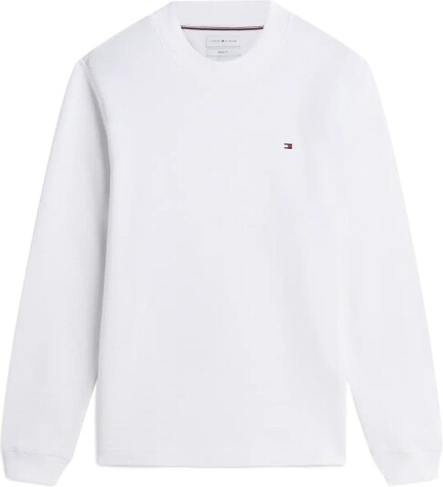 Tommy Hilfiger Textured Ls Tee White XL