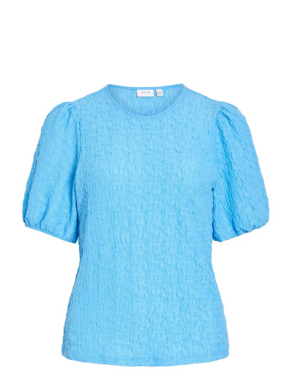 Vila Vifall O Neck 2/4 Top Noos Blue XS Vila Vifall O Neck 2/4 Top Noos Blue XS