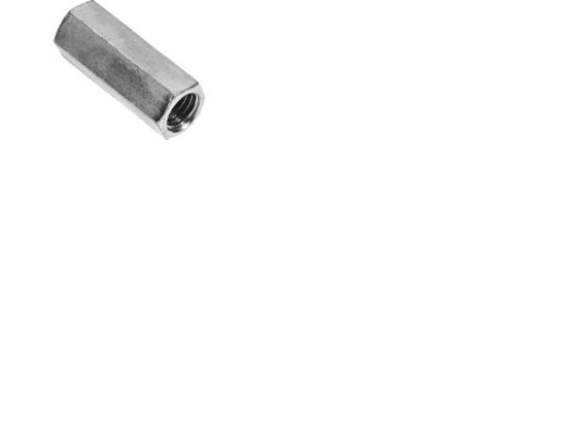 Walraven Gevindmuffe M10x40mm Elforzinket T. Forlængelse Af To Gevindstyk. Æske Af 50 Stk