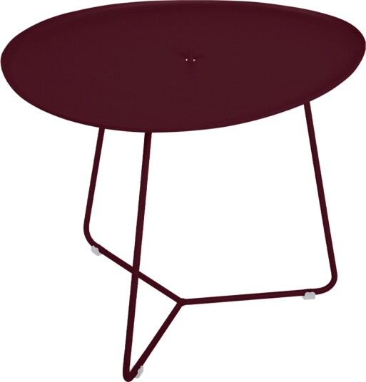 Fermob   Cocotte Low Table   Black Cherry   Utendørs Småbord Og Sidebord   Rød   Metall