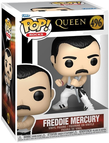 Queen  Freddie Mercury White Singlet