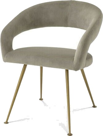Bravo spisestol savona greige velvet Bravo spisestol savona greige velvet
