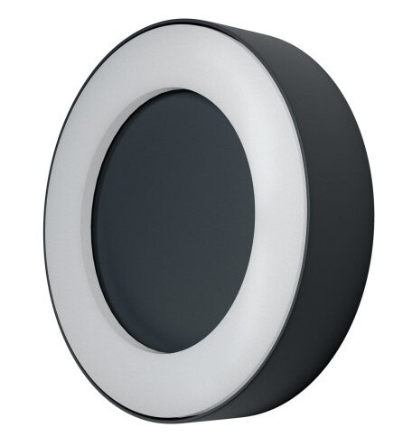 Ledvance Endura Style Ring Vegglys Grå Aluminium Polykarbonat Pc Ip44 Fasade Terrasse I