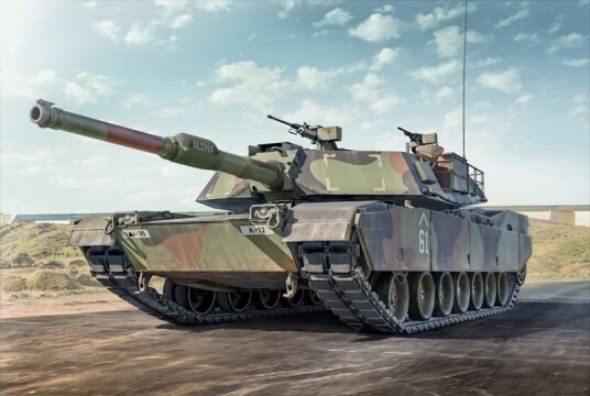 Italeri 1/35 M1A1 Abrams Modellbyggesett