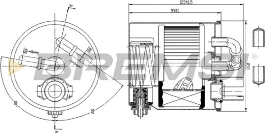 Drivstoffilter BREMSI FE0349 Drivstoffilter BREMSI FE0349
