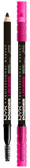 NYX PROFESSIONAL MAKEUP Powder Louder Brow Pen 09 Black