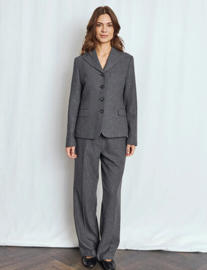 Bruun & Stengade Bs Chama Suit Pants - Grey - 42