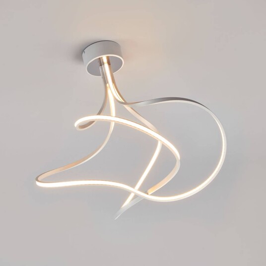 Domiluce LED-taklampe Lungo alu. høyde 42 cm Domiluce LED-taklampe Lungo alu. høyde 42 cm