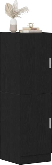  Kjøkkenskap svart 38x41,5x131,5 cm konstruert tre 8721158651440