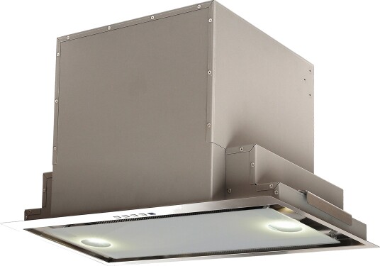 Witt Karma 53 Underbygd Ventilator med Lys og Filterindikator Rustfritt Stål