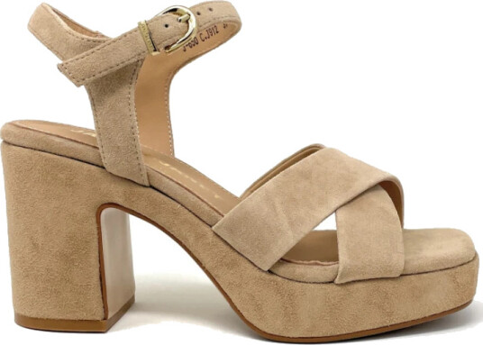 Janet & Janet Dame Sko Beige 40 EU,