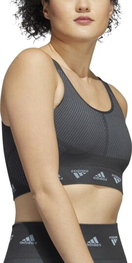 adidas Sports BH Aeroknit Grå Kvinner størrelse X Small