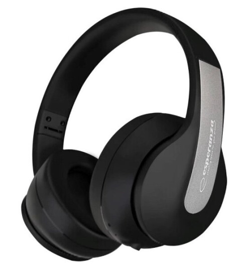 Esperanza Eh240 Bluetooth-Hovedtelefoner Med Hovedbøjle, Sort