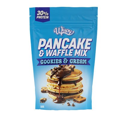 Wispy Pancakes Cookies & Cream 500 g. Wispy Pancakes Cookies & Cream 500 g.