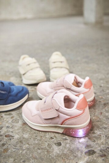 En Fant Sneakers Velcro w. Light Sepia Rose (26)
