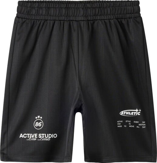 Name It Shorts   NkmTimo   Black Beauty   Name It   7 år (122)   Shorts Hvit Svart