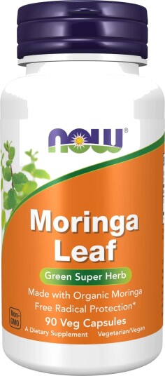 NOW Org Moringa Leaf 400 mg 90 stk NOW Org Moringa Leaf 400 mg 90 stk