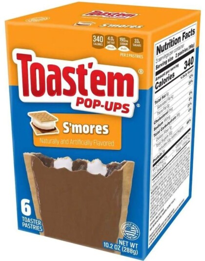 6 pk Toast"em Pop Ups S"mores 288 gram USA Import
