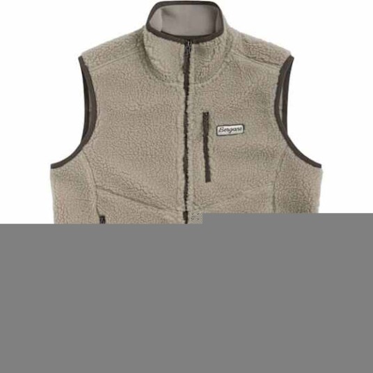 Bergans Lunnan Pile Fleece Vest Herre Coastal Sand L