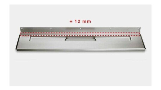 Unidrain Drain unit 1004 900 mm Back flange Extra deep + 12 mm