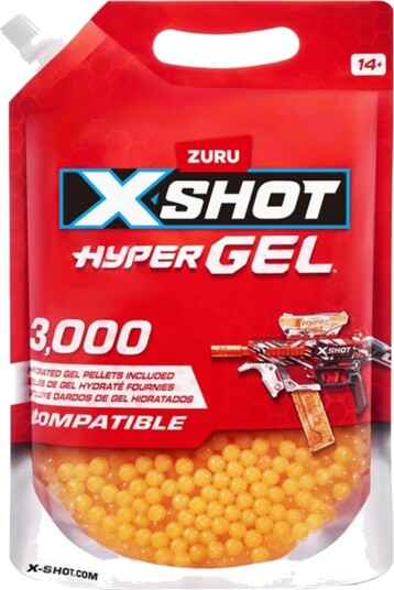 X-Shot Gelballer Hyper Gel 3000 stk. Refill Pakn X-SHOT OneSize Leketøy Oransje X-Shot Gelballer Hyper Gel 3000 stk. Refill Pakn X-SHOT OneSize Leketøy Oransje