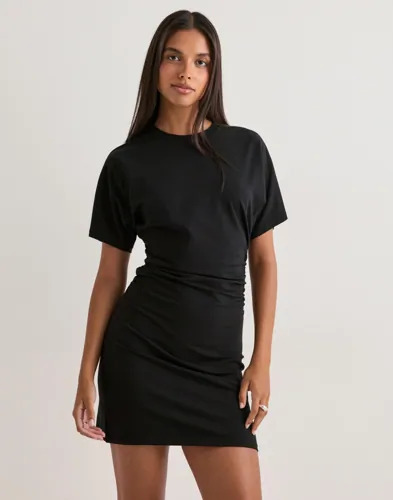 Pieces Svart Pcalli Ss Short Dress Jrs D2D