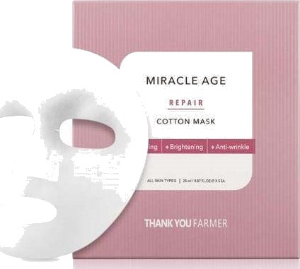 Thank You Farmer Miracle Age Repair Cotton Mask 1Pc 25 ml
