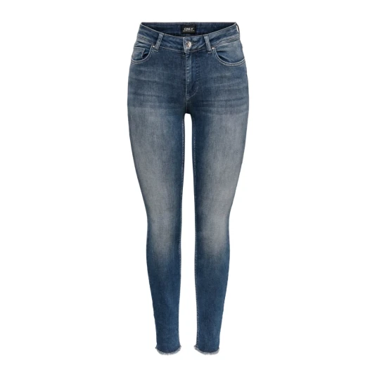 Only Jeans onlBlush Mid SK Ank RW Rea422 Blå