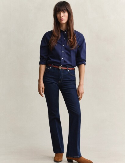 Gant Slim Flared Jeans Navy 26
