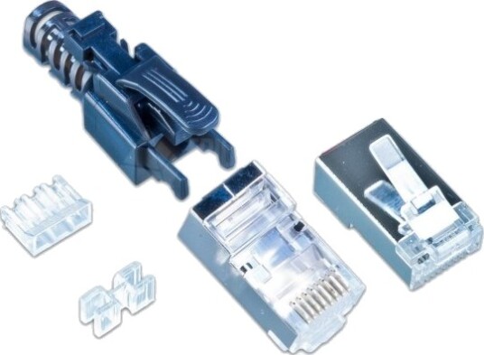 Wirewin Rj 45 Cat6a Kat6a Utp Stp Sort Gjennomsiktig