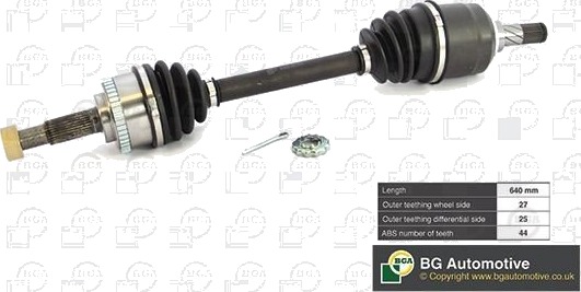 BGA DS6305LA Drivaksel