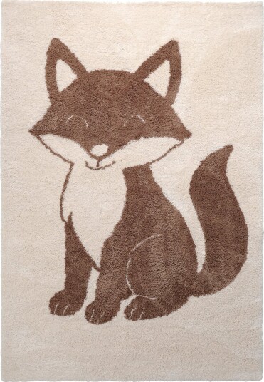 Barneteppe Soft Fox krem/brun Størrelse: 100 x 160 cm Barneteppe Soft Fox krem/brun Størrelse: 100 x 160 cm