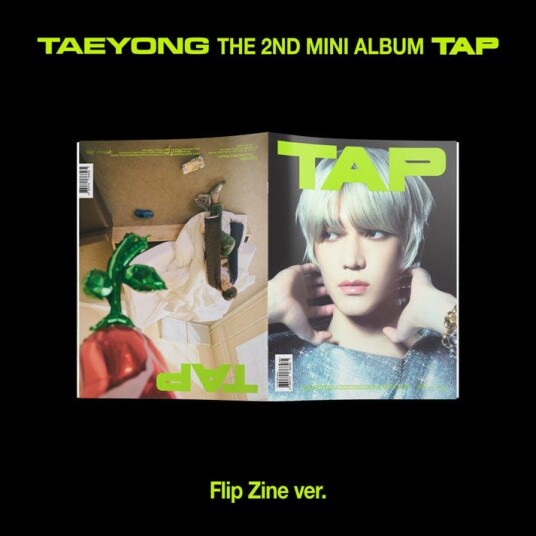 Taeyong  Tap  Flip Zine  incl. 88pg Photobook + 16pg Lyric Booklet  CD